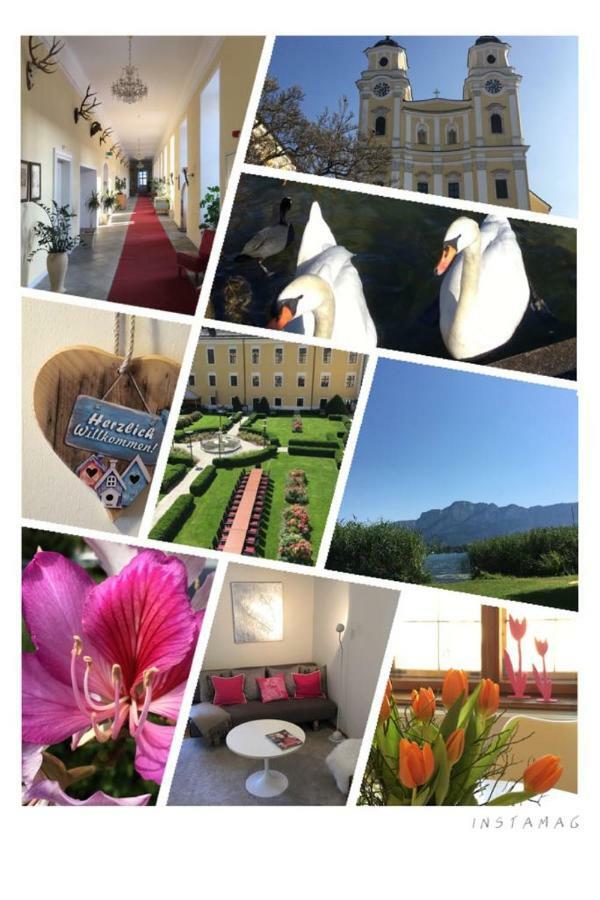Wohnung Schloss Mondsee Kültér fotó